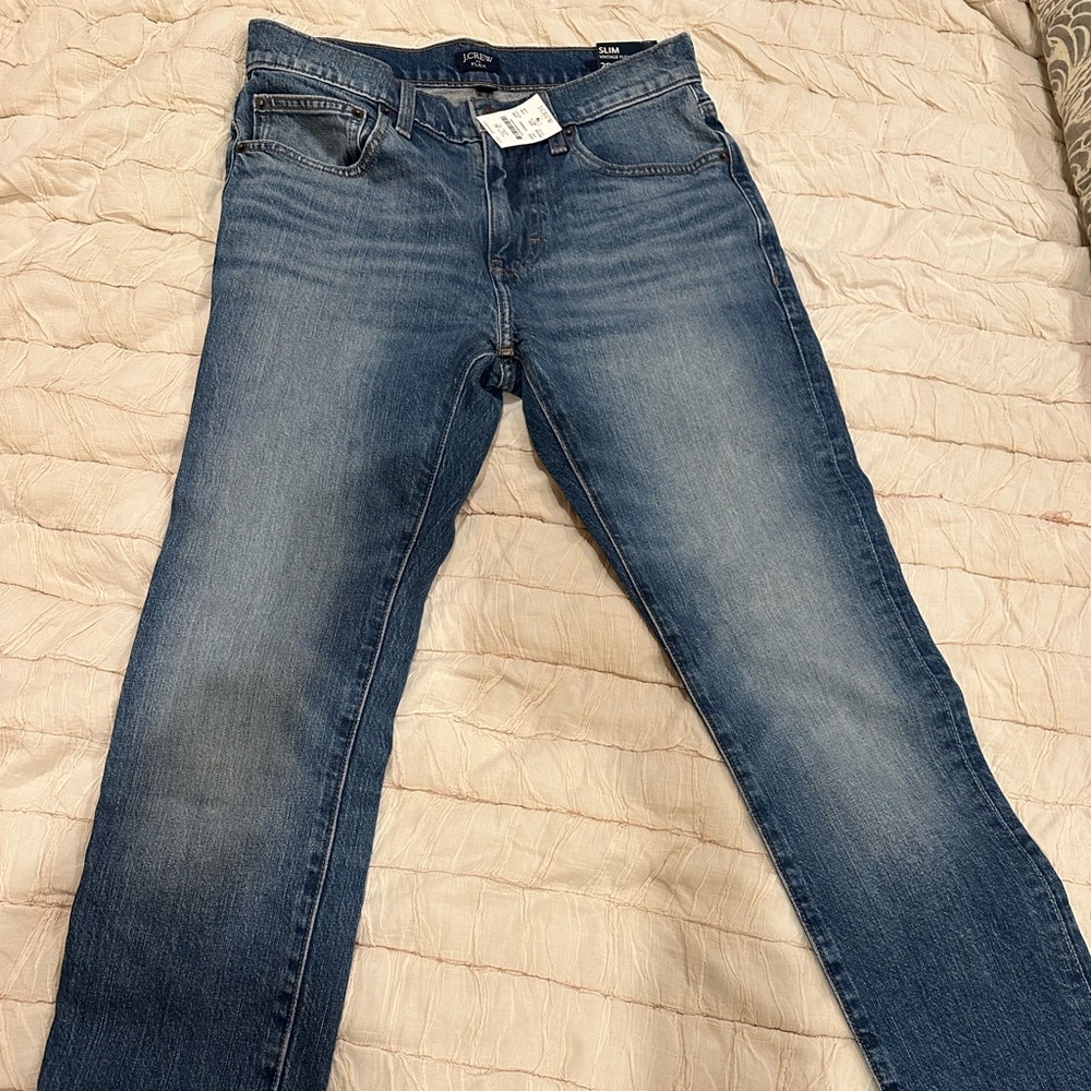 Men’s J. Crew Slim Vintage Flex new with tags. 28x32